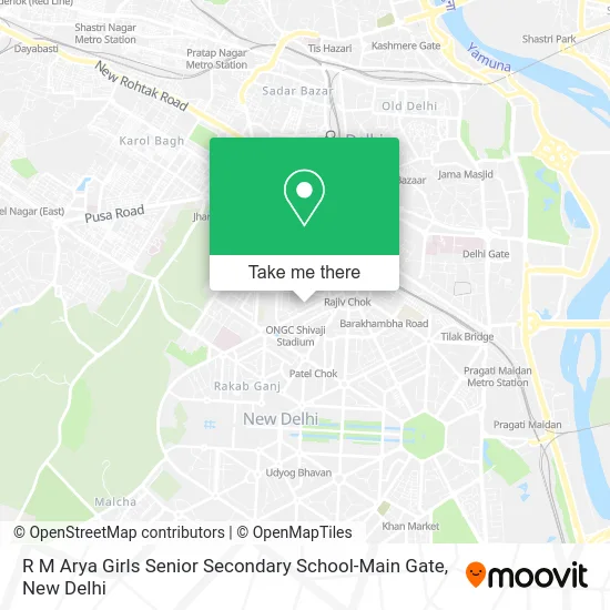 R M Arya Girls Senior Secondary School-Main Gate map