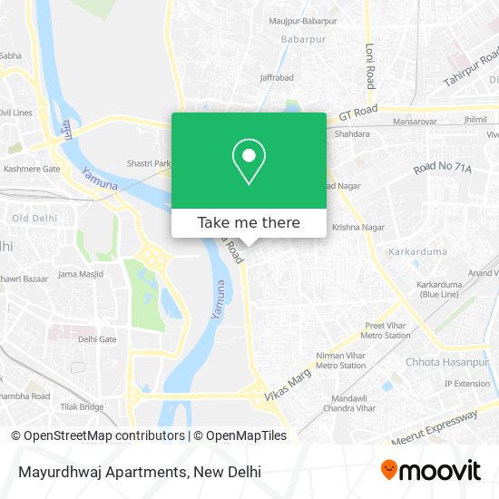 Mayurdhwaj Apartments map