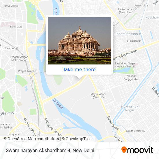 Swaminarayan Akshardham 4 map