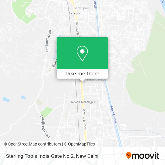 Sterling Tools India-Gate No 2 map