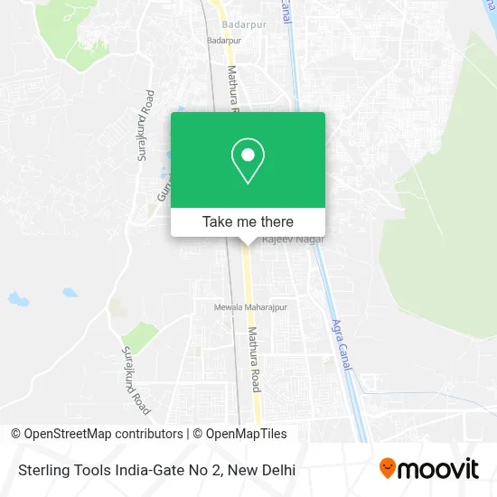 Sterling Tools India-Gate No 2 map