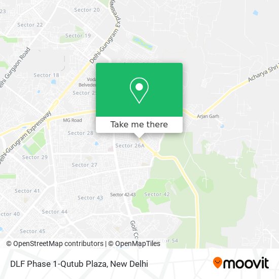 DLF Phase 1-Qutub Plaza map