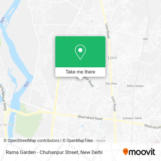Rama Garden - Chuhanpur Street map