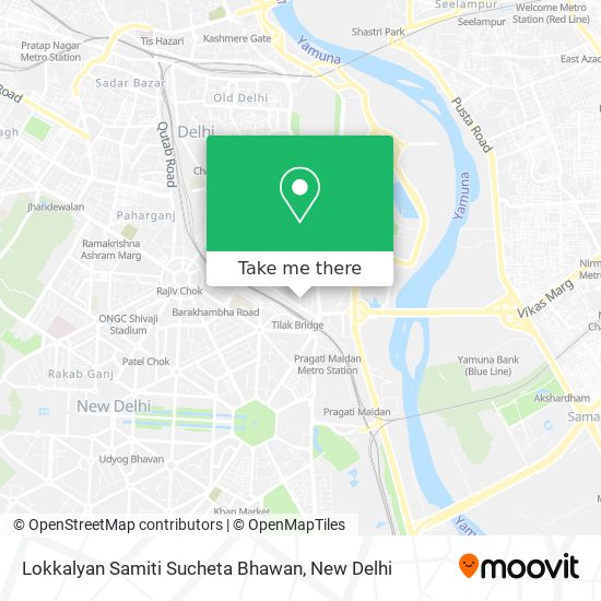 Lokkalyan Samiti Sucheta Bhawan map