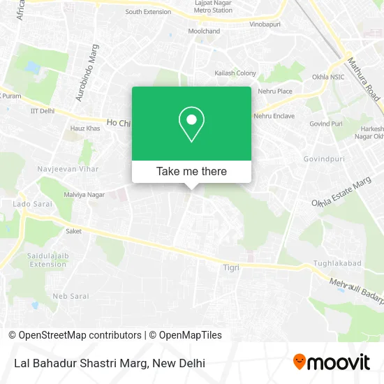 Lal Bahadur Shastri Marg map
