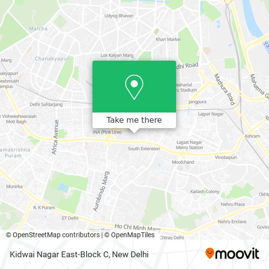 Kidwai Nagar East-Block C map