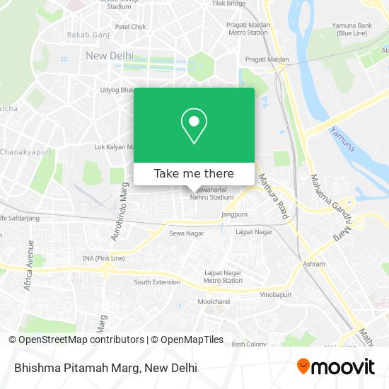 Bhishma Pitamah Marg map