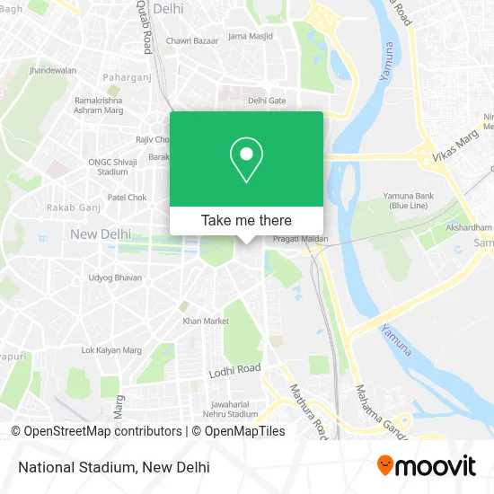 National Stadium map