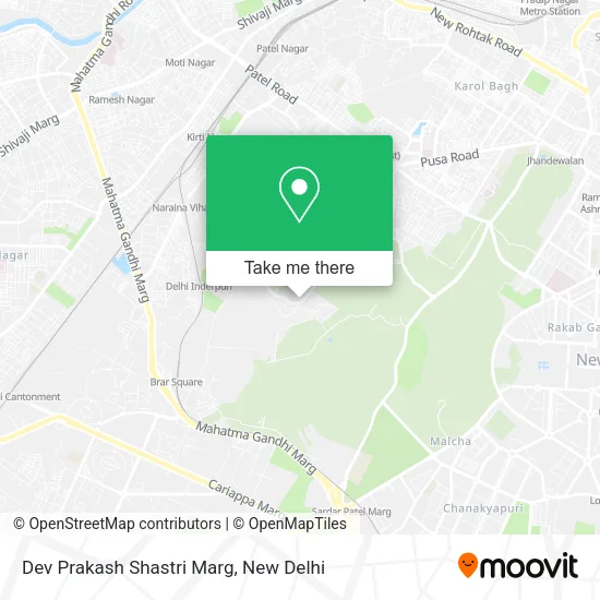 Dev Prakash Shastri Marg map