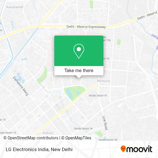 LG Electronics India map