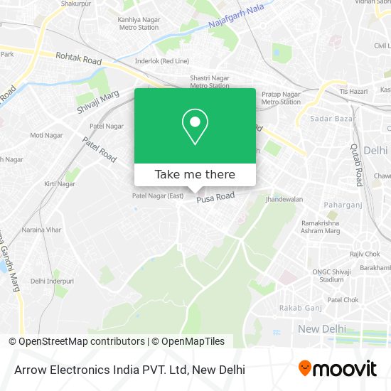 Arrow Electronics India PVT. Ltd map