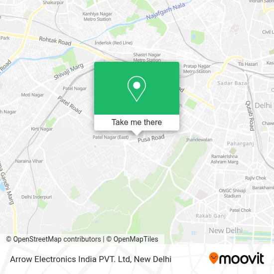 Arrow Electronics India PVT. Ltd map