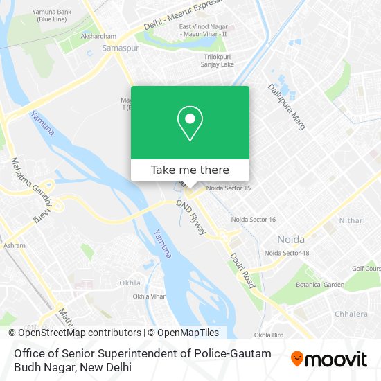 Office of Senior Superintendent of Police-Gautam Budh Nagar map