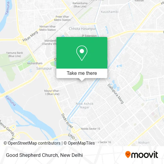 Good Shepherd Church map