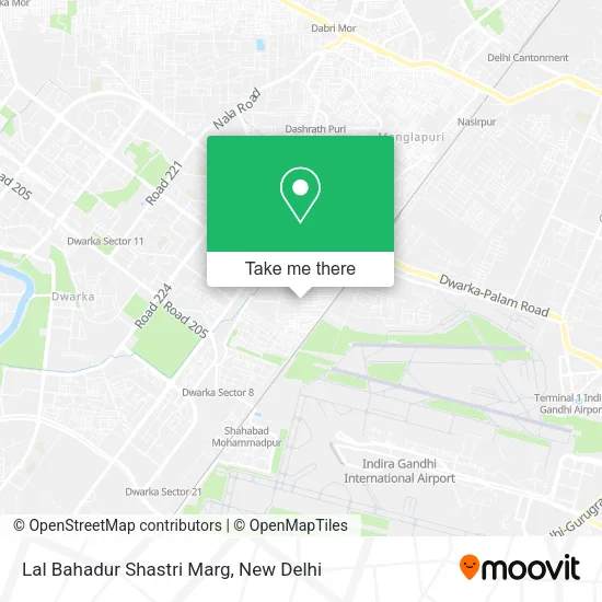 Lal Bahadur Shastri Marg map
