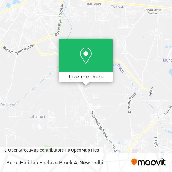 Baba Haridas Enclave-Block A map