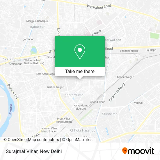 Surajmal Vihar map