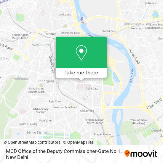 MCD Office of the Deputy Commissioner-Gate No 1 map