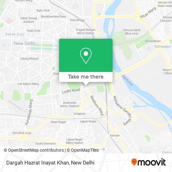 Dargah Hazrat Inayat Khan map