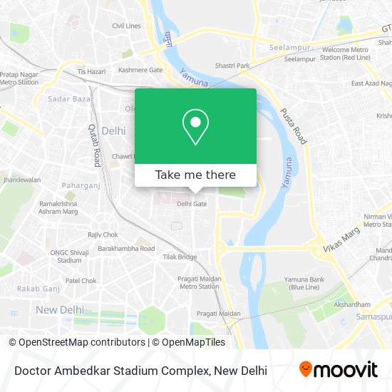 Doctor Ambedkar Stadium Complex map