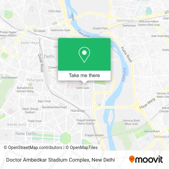 Doctor Ambedkar Stadium Complex map