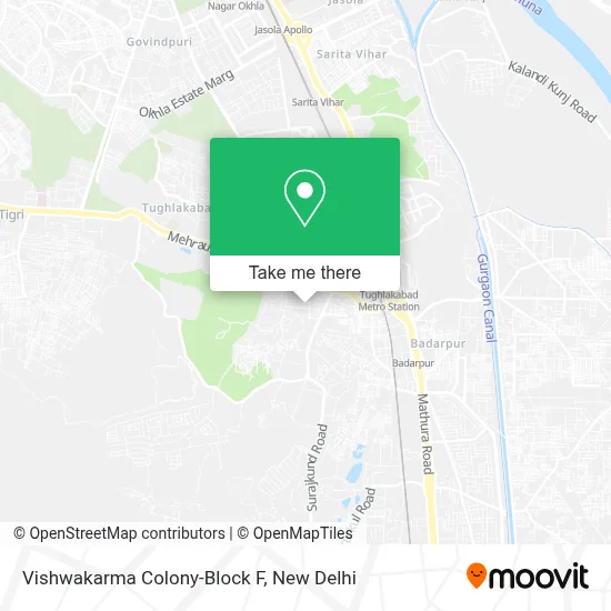 Vishwakarma Colony-Block F map
