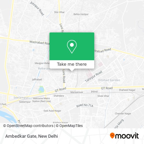 Ambedkar Gate map