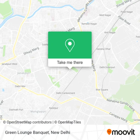 Green Lounge Banquet map