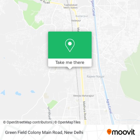 Green Field Colony Main Road map