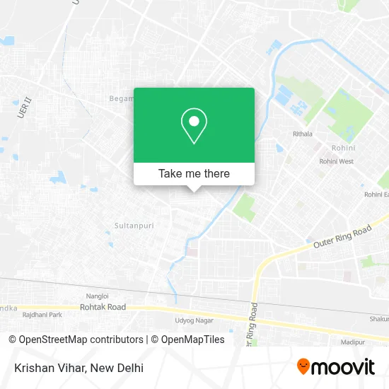 Krishan Vihar map