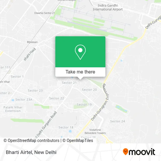 Bharti Airtel map