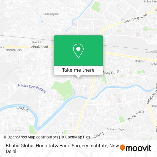 Bhatia Global Hospital & Endo Surgery Institute map