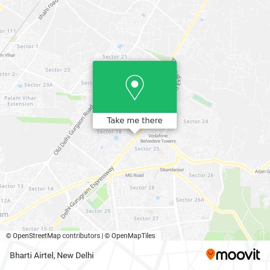 Bharti Airtel map