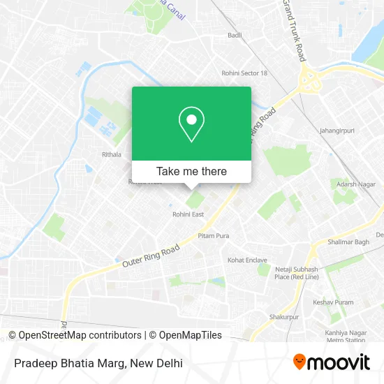 Pradeep Bhatia Marg map
