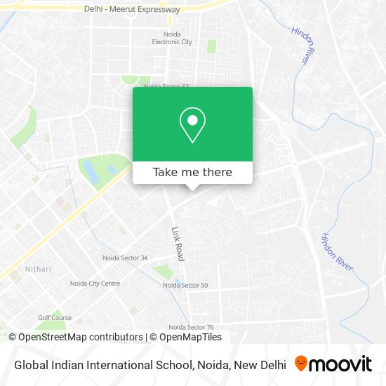 Global Indian International School, Noida map
