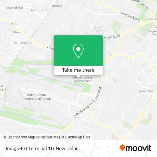 Indigo-IGI Terminal 1D map