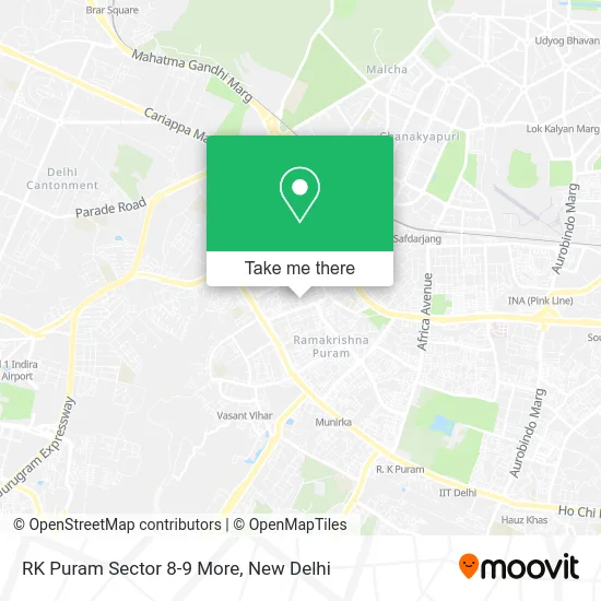 RK Puram Sector 8-9 More map