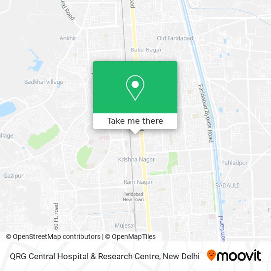 QRG Central Hospital & Research Centre map