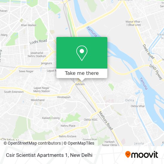 Csir Scientist Apartments 1 map