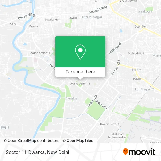 Sector 11 Dwarka map