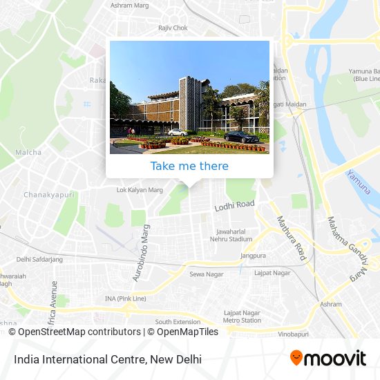 India International Centre map