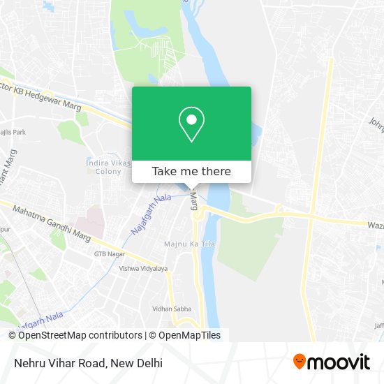 Nehru Vihar Road map