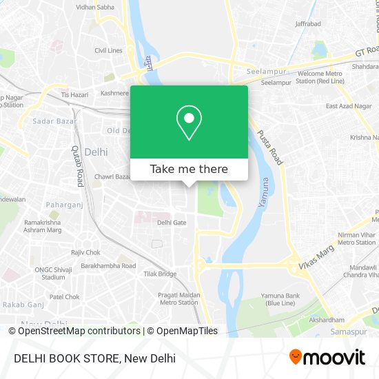 DELHI BOOK STORE map