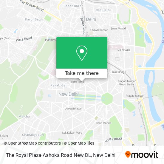 The Royal Plaza-Ashoka Road New DL map