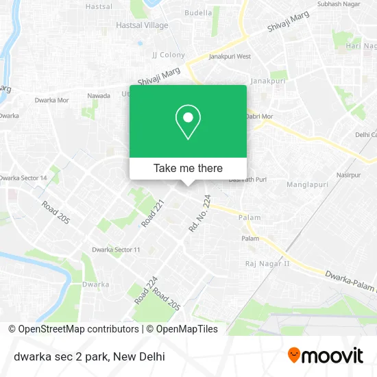 dwarka sec 2 park map