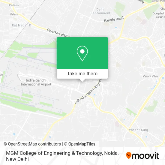 MGM College of Engineering & Technology, Noida map