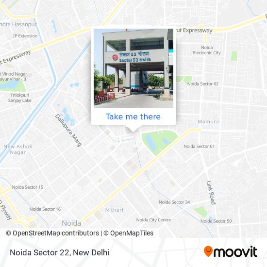 Noida Sector 22 map