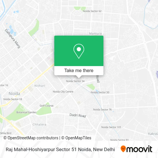 Raj Mahal-Hoshiyarpur Sector 51 Noida map