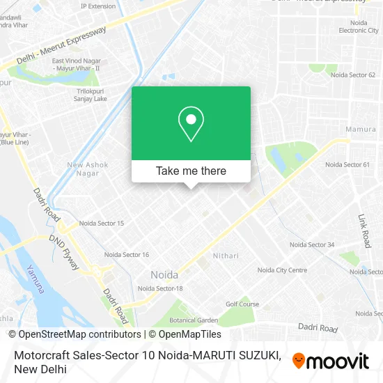 Motorcraft Sales-Sector 10 Noida-MARUTI SUZUKI map