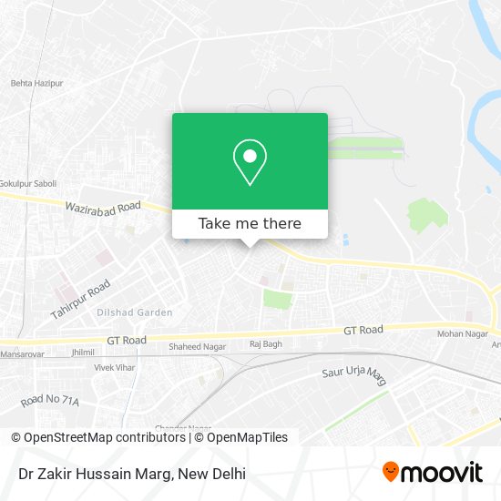 Dr Zakir Hussain Marg map